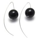 Pendientes Ónix Esfera