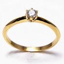 Sortija Holly Yellow Gold 0.11