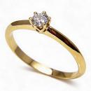 Sortija Holly Yellow Gold 0.11