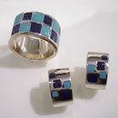 Pendientes y Sortija Mondrian