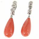 Pendientes Coral Japón