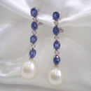 Pendientes Zafiros