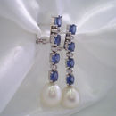 Pendientes Zafiros