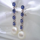 Pendientes Zafiros