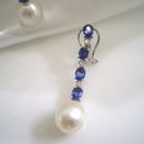 Pendientes Zafiros