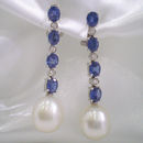 Pendientes Zafiros