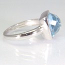 Sortija Topacio azul Fantasy