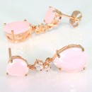 Pendientes Agua Dos Rosas