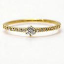Anillo Compromiso Yellow Gold 0.11 0.07