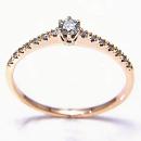 Anillo Compromiso Rose Gold 0.11 0.07