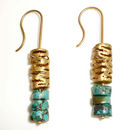 Collar y Pendientes Turquesa