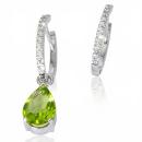 Pendientes Jazz Oval 0.40 Peridoto