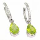 Pendientes Jazz Oval 0.40 Peridoto