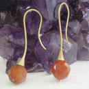 Pendientes Cornalina