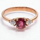 Anillo Lèa Rubí Rosa L