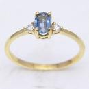 Anillo Lèa Zafiro Claro Yellow