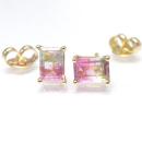 Pendientes Dharma Turmalina Sandía