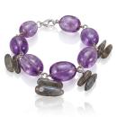 Pulsera Amatistas Labradoritas Patricia García
