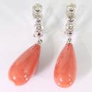 Pendientes Coral Japon