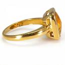 Sortija Bangladesh Turmalina amarilla 10x8