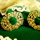 Hebillas Verdes Ovales