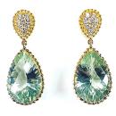 Pendientes Zahara Amatista Verde