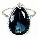 Sortija Zahara London Blue 15x10