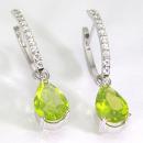 Pendientes Jazz Oval 0.40 Peridoto