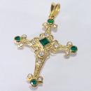 Cruz Canastillo Dorado