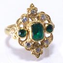 Sortija Canastillo Dorado